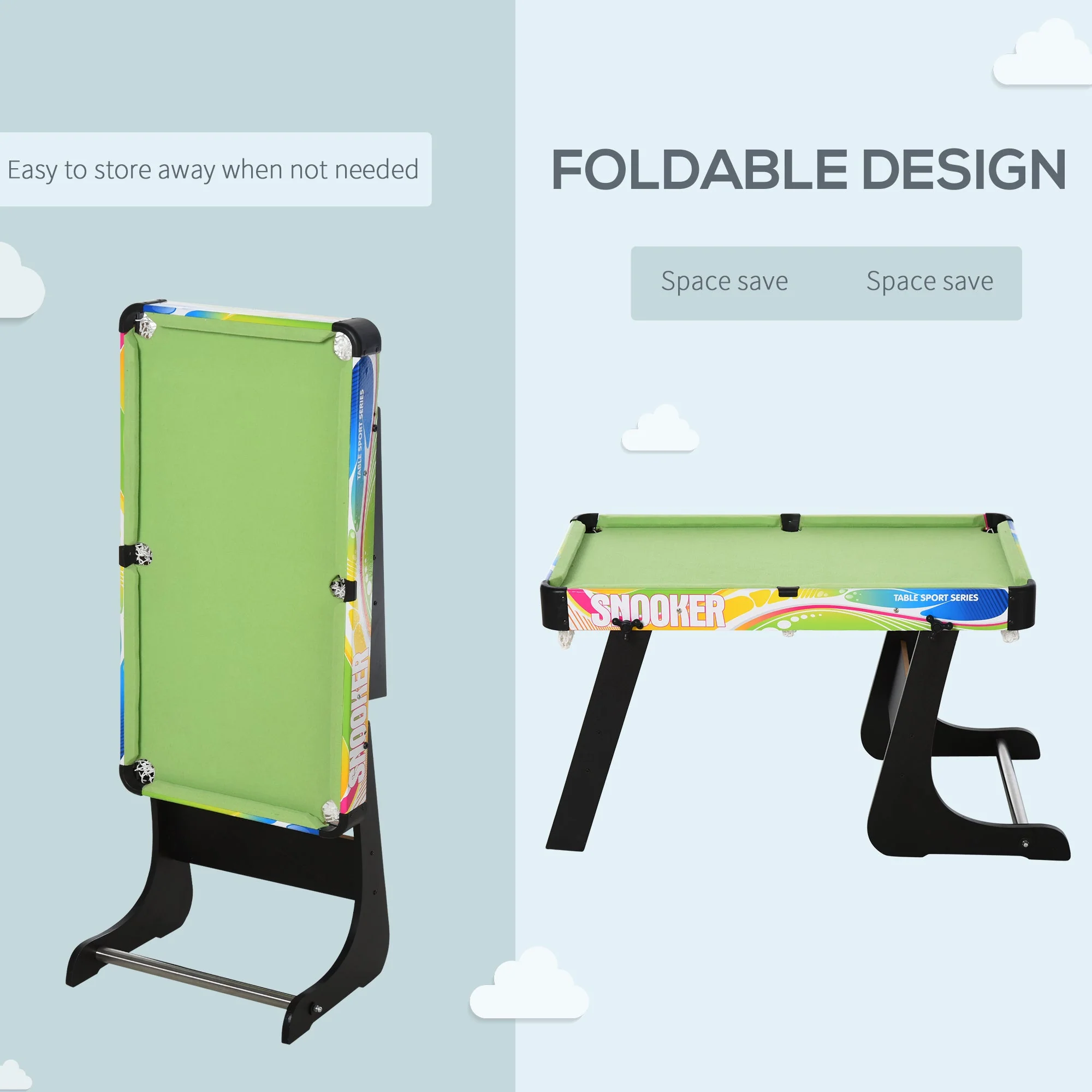 Medium-density fibreboard 4-in-1 Multi Indoor Game Sports Table - Image 7
