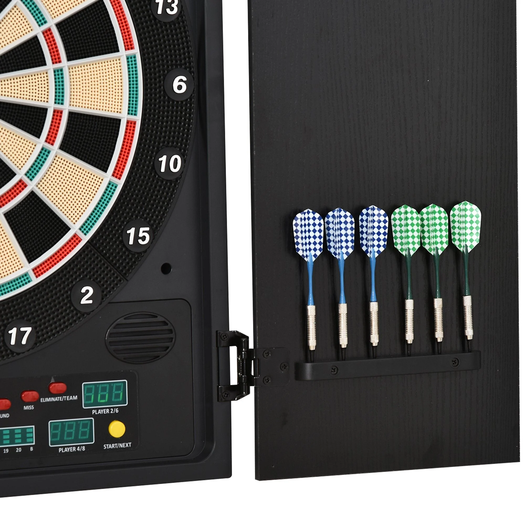 Medium-density fibreboard LED Electronic Dartboard w/ 12 Darts - Image 4