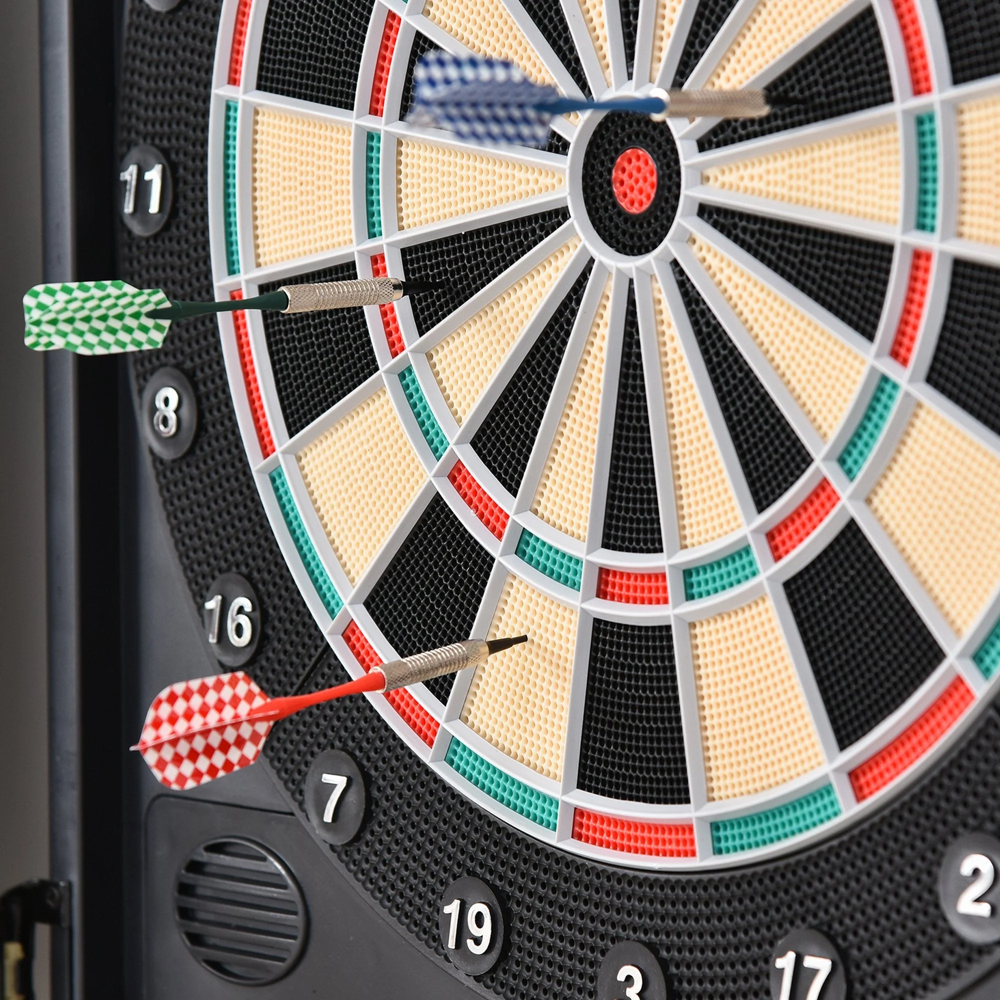 Medium-density fibreboard LED Electronic Dartboard w/ 12 Darts - Image 7