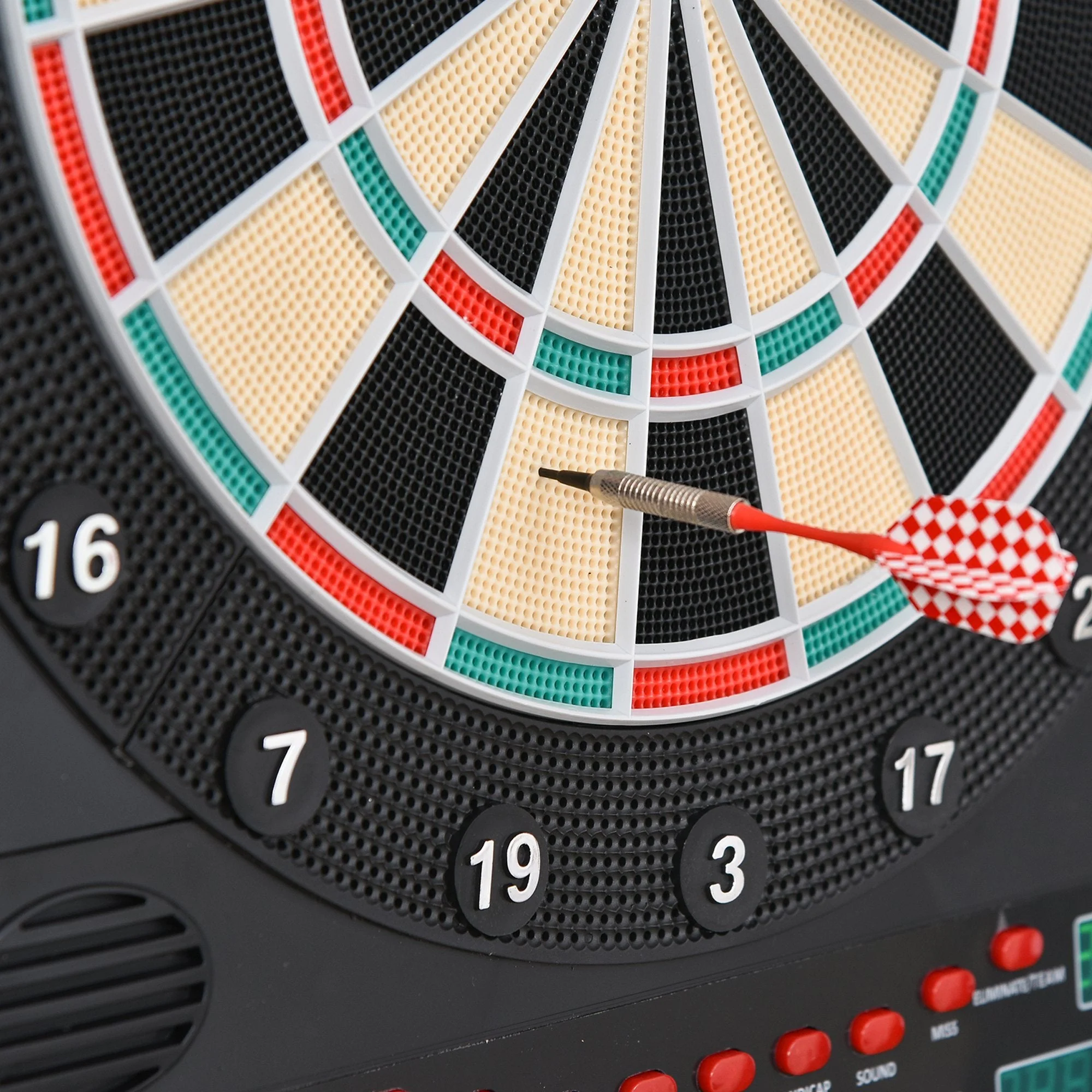 Medium-density fibreboard LED Electronic Dartboard w/ 12 Darts - Image 8