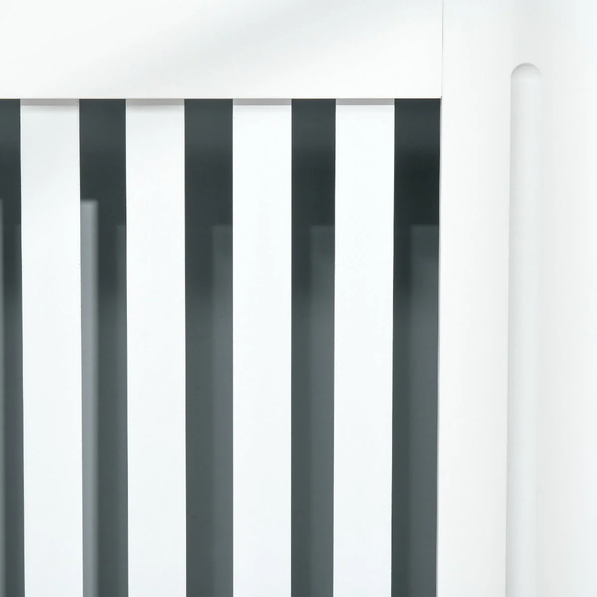 Medium-density fibreboard Radiator Cover 78Lx19Wx81H cm -White - Image 8