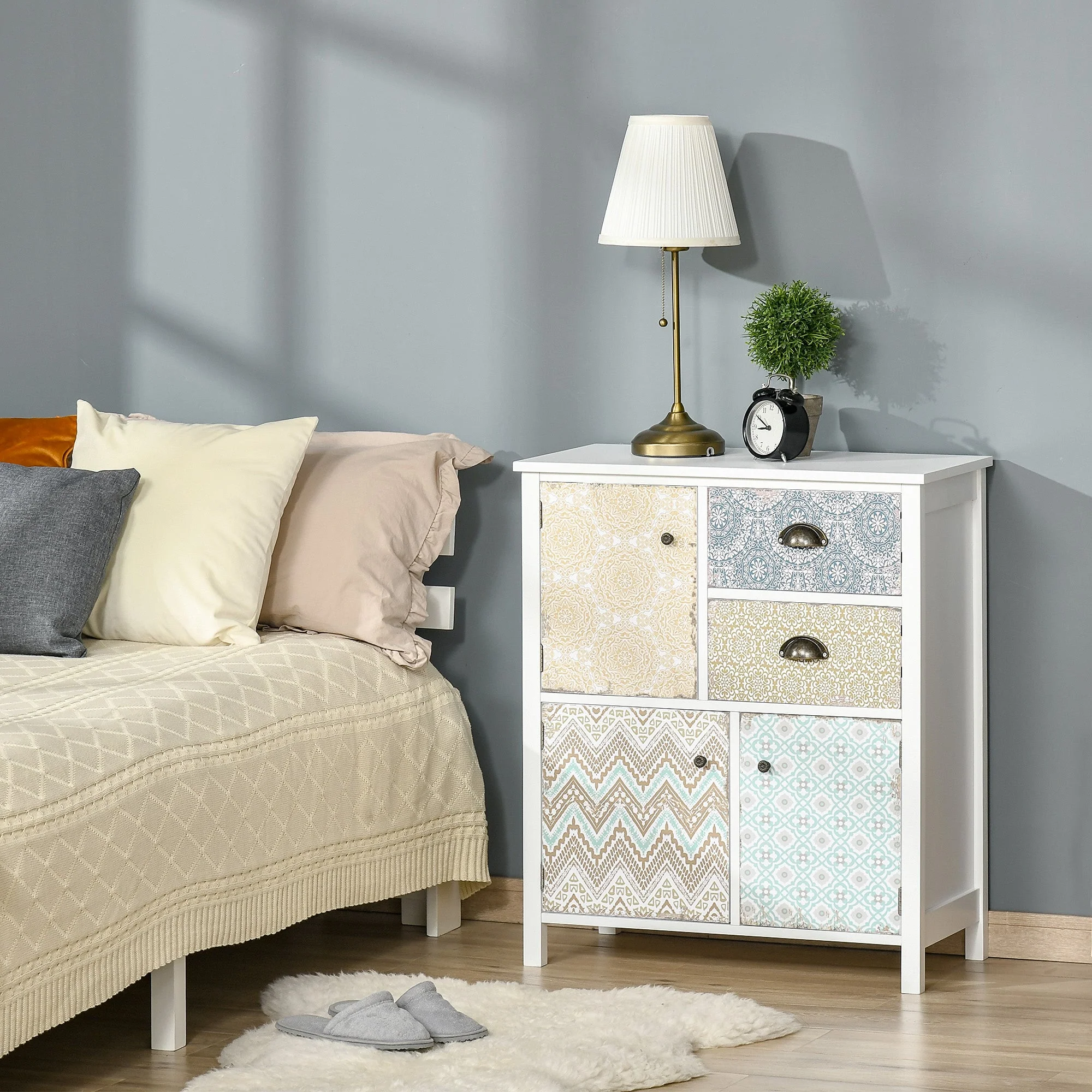 Medium-density fibreboard Shabby Chic Storage Chest - Image 2
