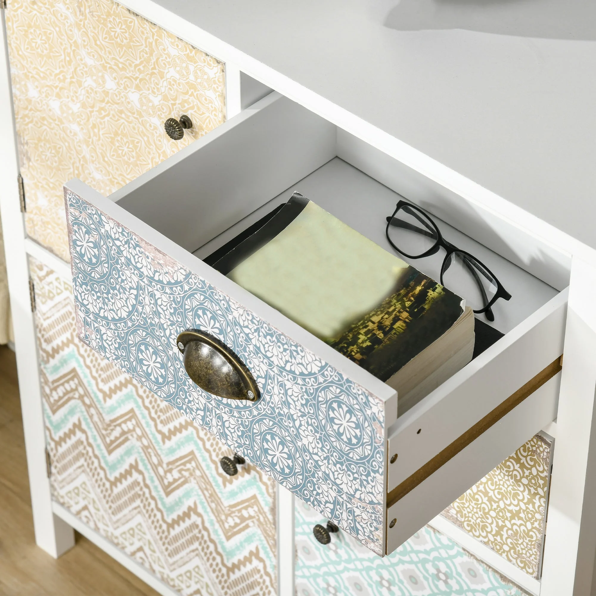Medium-density fibreboard Shabby Chic Storage Chest - Image 8