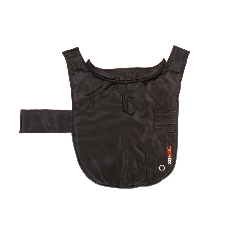 Medium Dog Coat Black Fleece 43cm by RAC - Image 2