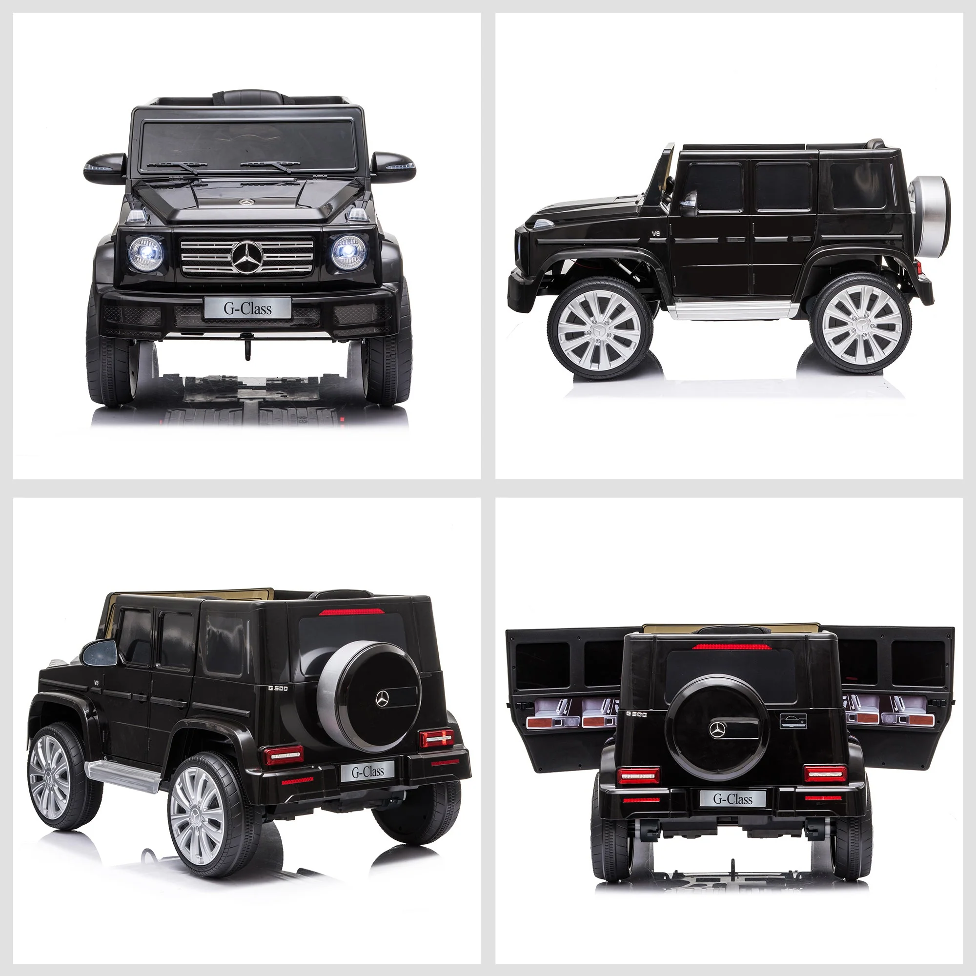 Mercedes Benz G500 12V Kids Electric Ride On Car Toy w/ Remote Control - Image 8