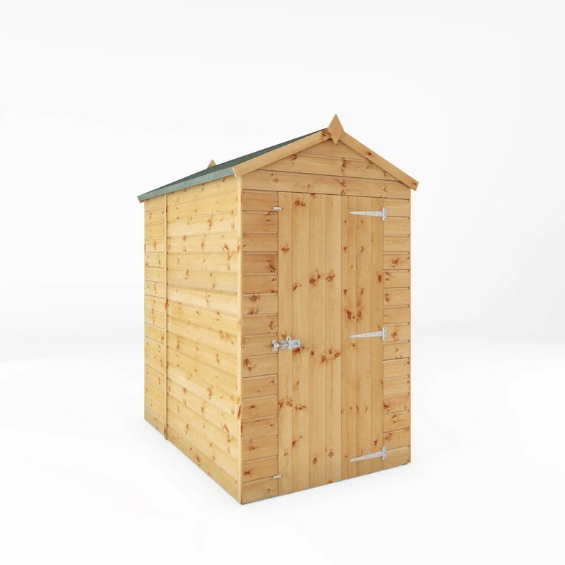 Mercia 3' 10" x 5' 8" Apex Shed - Premium Dip Treated Shiplap - Image 7