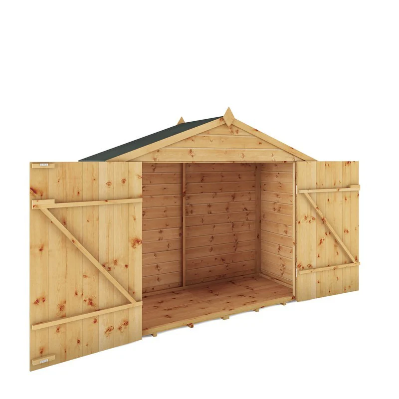 Mercia 6' 5" x 2' 7" Pent Bike Store - Premium Dip Treated Shiplap - Image 8
