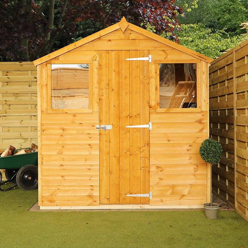 Mercia 6' 5" x 4' Apex Shed - Premium Dip Treated Shiplap - Image 2