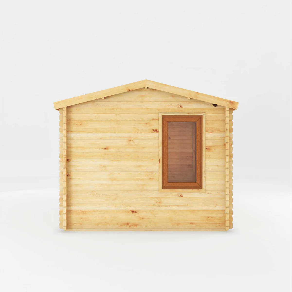 Mercia Elite 10' 3" x 13' 7" Apex Log Cabin - Premium 44mm Cladding Loglap - Brown UPVC - Image 6