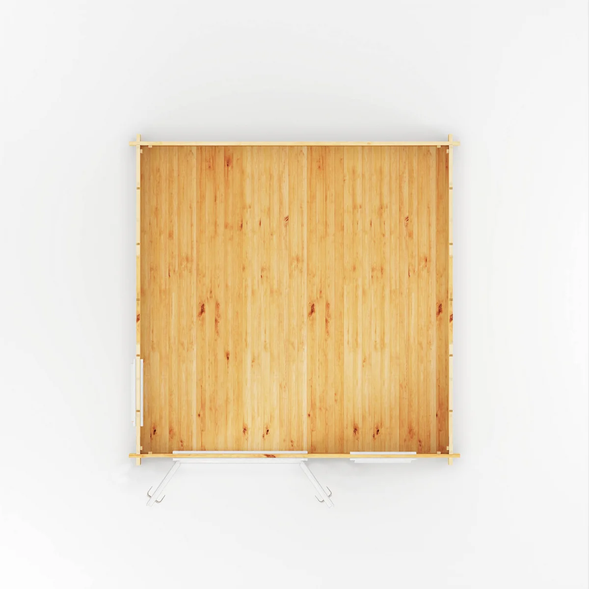 Mercia Elite 13' 6" x 13' 2" Apex Log Cabin - Premium 44mm Cladding Loglap - White UPVC - Image 8