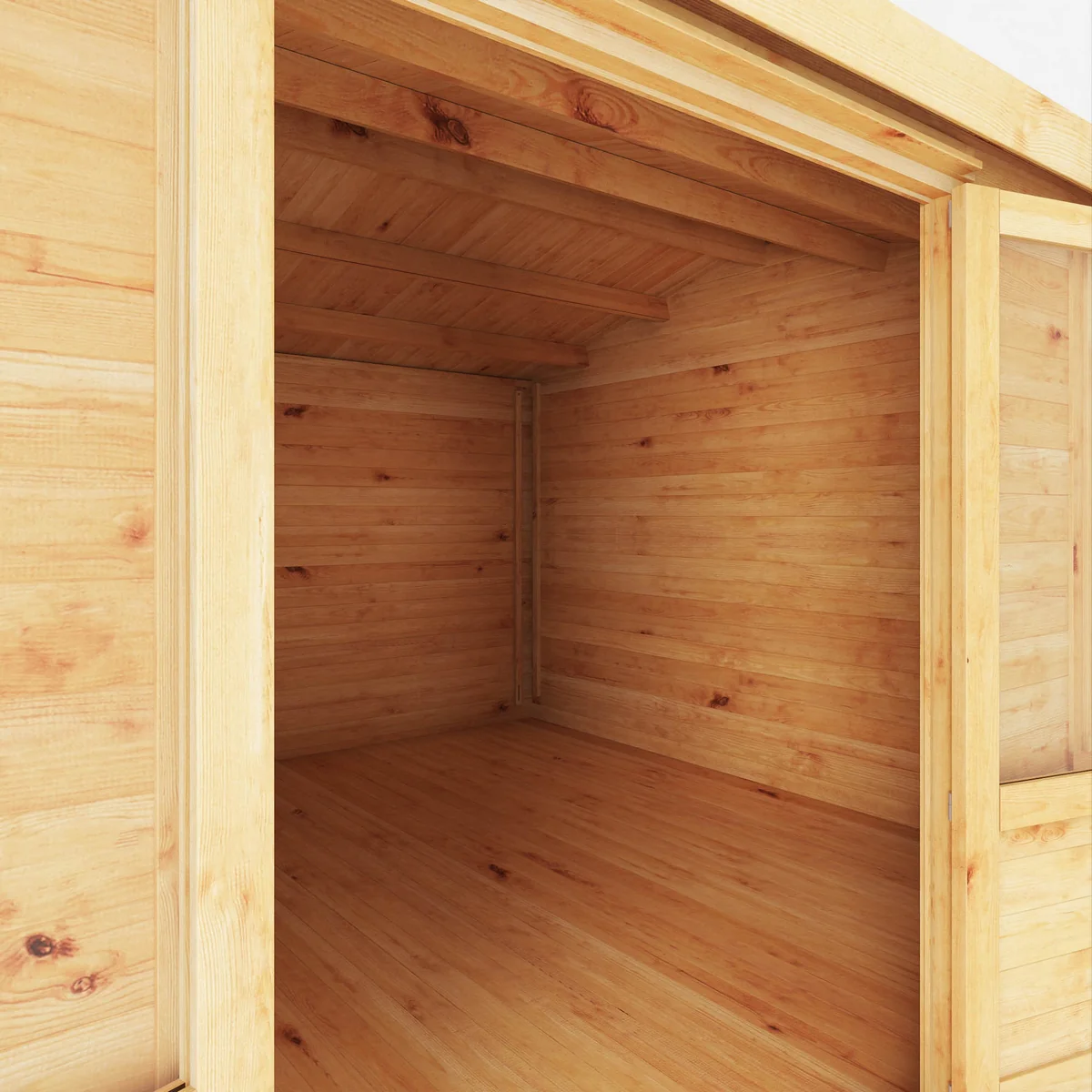 Mercia Elite 13' 7" x 13' 2" Apex Log Cabin - Premium 28mm Cladding Loglap - Image 4