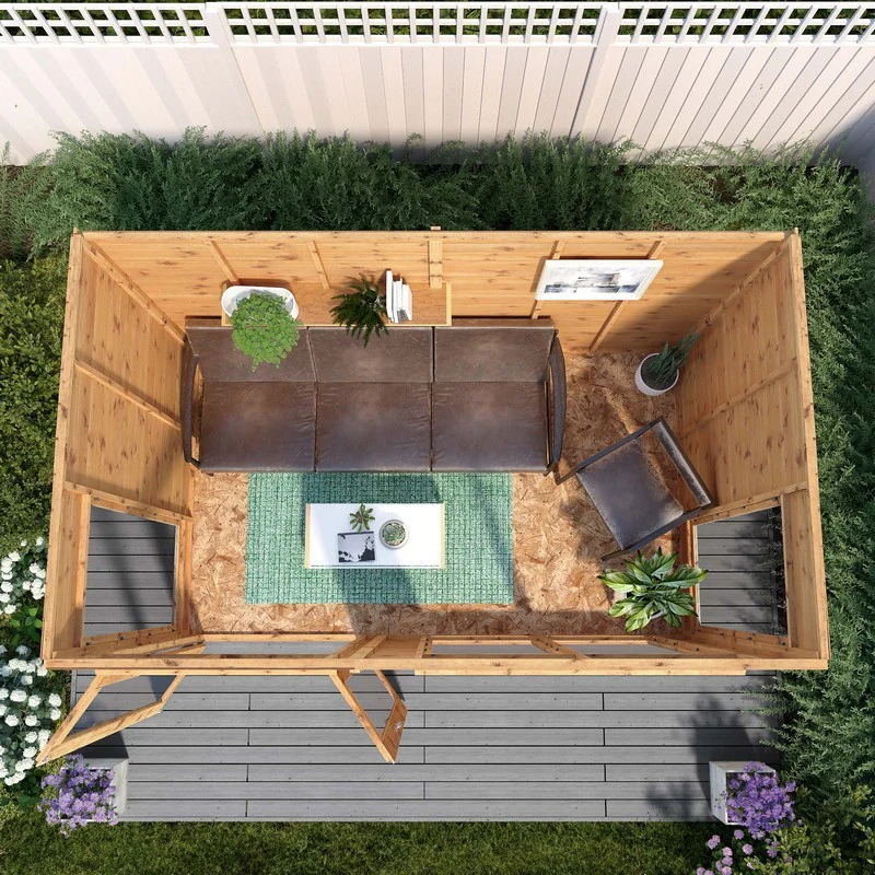 Mercia Maine 10' 1" x 7' 7" Pent Summerhouse - Premium Dip Treated Shiplap - Image 3