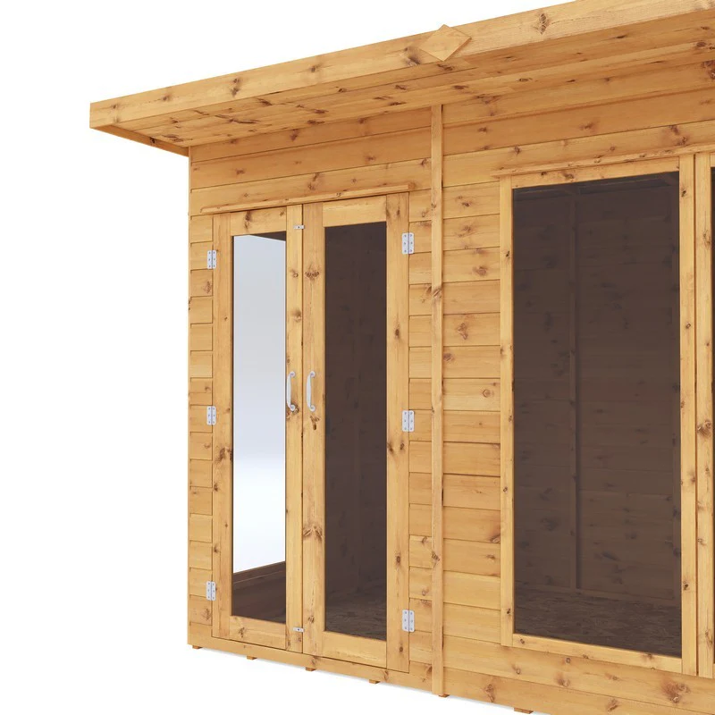 Mercia Maine 10' 1" x 7' 7" Pent Summerhouse - Premium Dip Treated Shiplap - Image 6