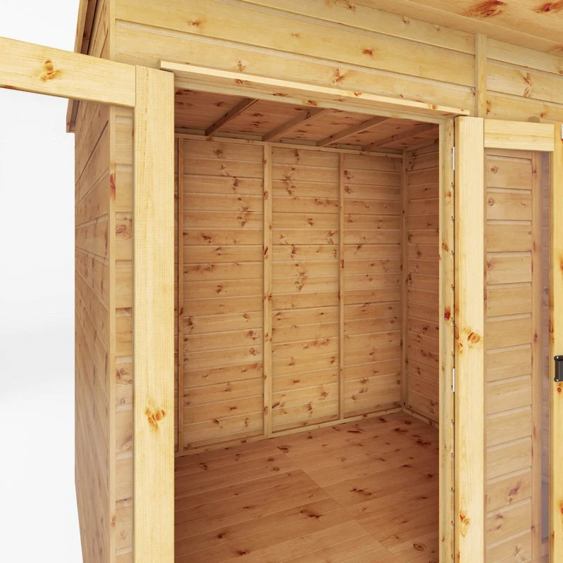 Mercia Maine 7' 7" x 15' 7" Pent Summerhouse - Classic 12mm Cladding Tongue & Groove - Image 5