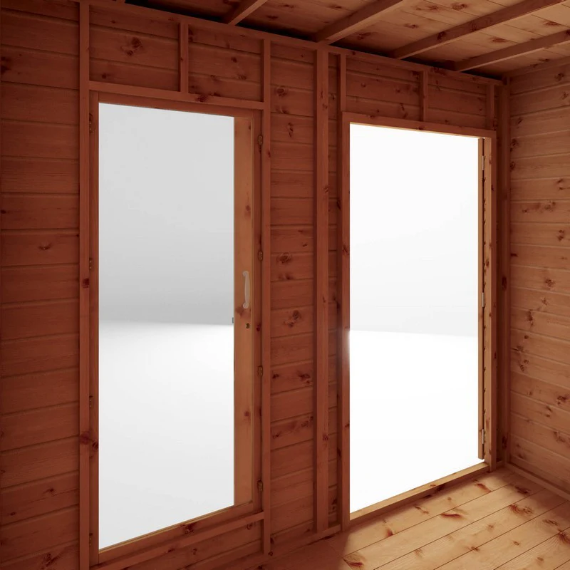 Mercia Maine 7' 7" x 15' 7" Pent Summerhouse - Classic 12mm Cladding Tongue & Groove - Image 6