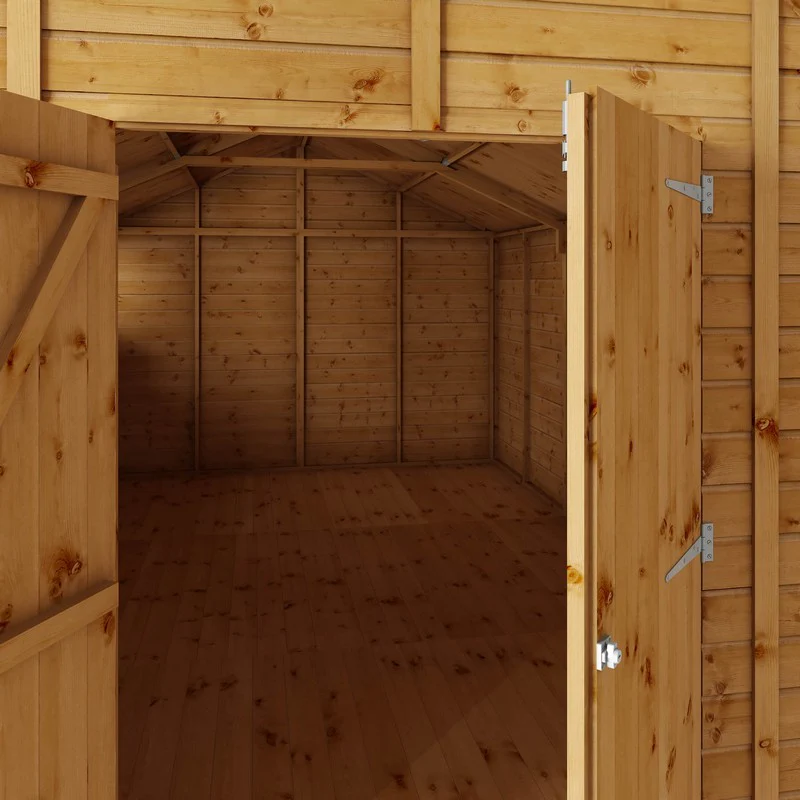 Mercia Premier 10' x 14' 7" Apex Workshop - Premium Dip Treated Shiplap - Image 6