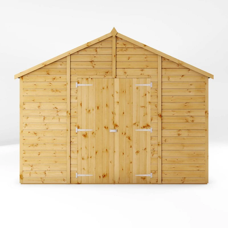 Mercia Premier 10' x 14' 7" Apex Workshop - Premium Dip Treated Shiplap - Image 7