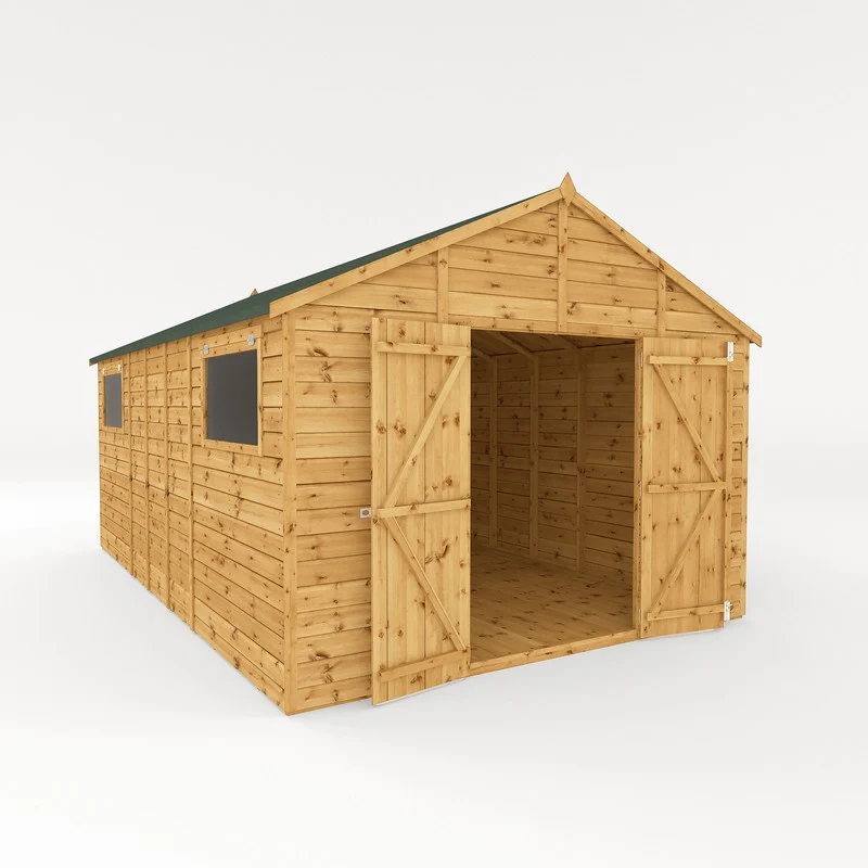Mercia Premier 10' x 15' 7" Apex Workshop - Premium Pressure Treated Shiplap - Image 6