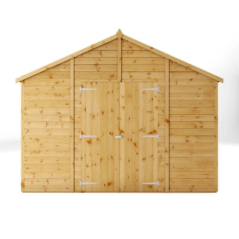 Mercia Premier 10' x 17' 7" Apex Workshop - Premium Dip Treated Shiplap - Image 7