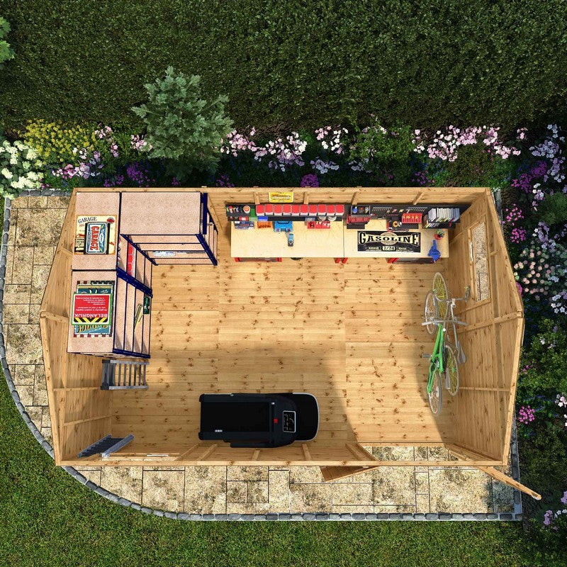 Mercia Premier 15' 7" x 10' Reverse Apex Workshop - Premium Pressure Treated Shiplap - Image 3