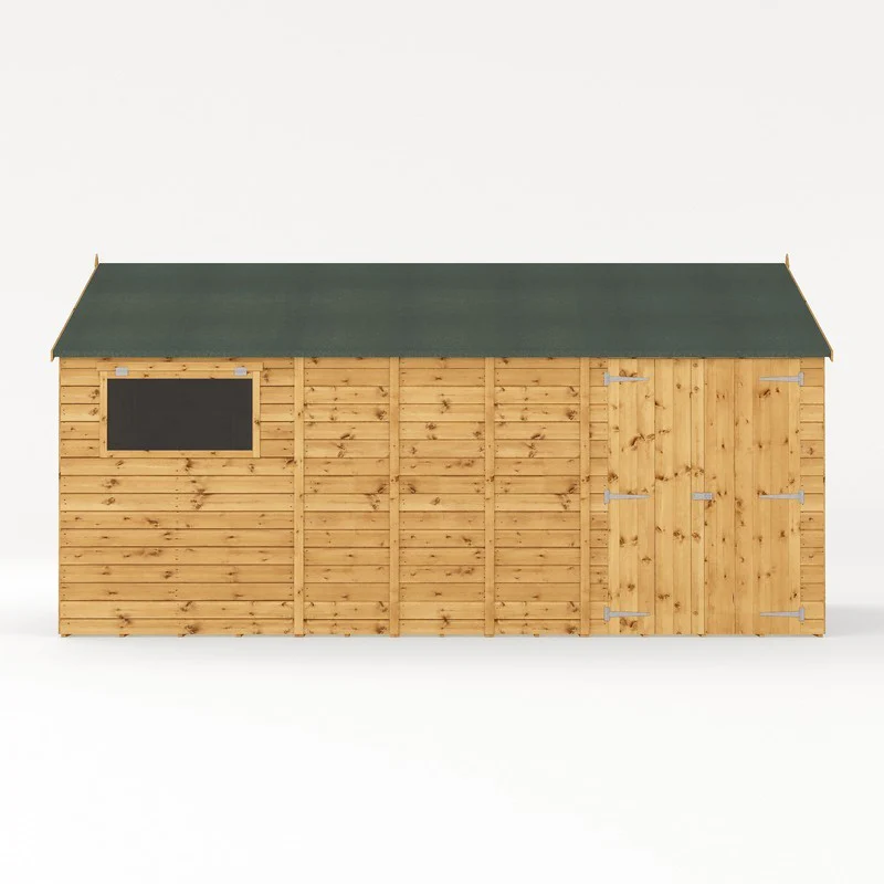 Mercia Premier 15' 7" x 10' Reverse Apex Workshop - Premium Pressure Treated Shiplap - Image 7