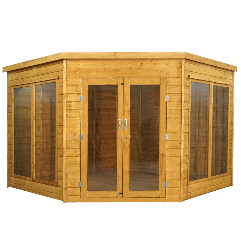 Mercia Premier 9' 6" x 9' 6" Pent Summerhouse - Premium Dip Treated Shiplap - Image 11