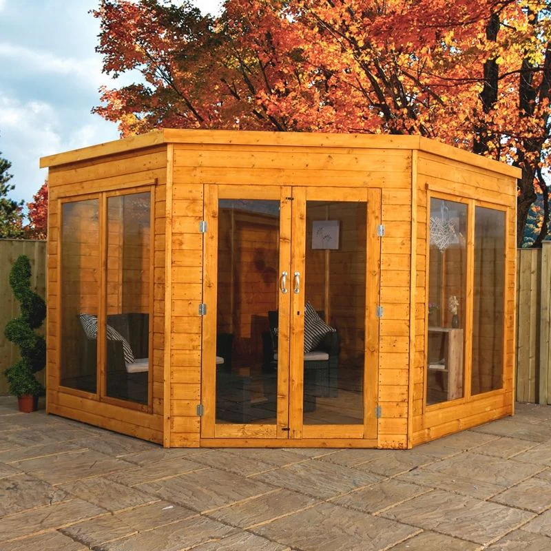 Mercia Premier 9' 6" x 9' 6" Pent Summerhouse - Premium Dip Treated Shiplap - Image 3