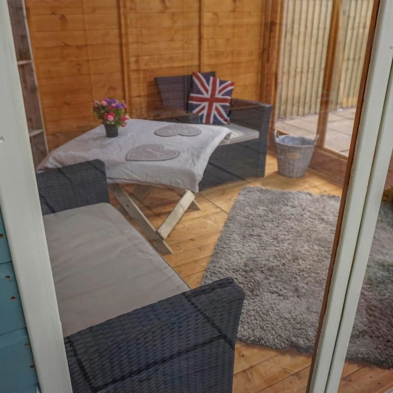 Mercia Premier 9' 6" x 9' 6" Pent Summerhouse - Premium Dip Treated Shiplap - Image 4