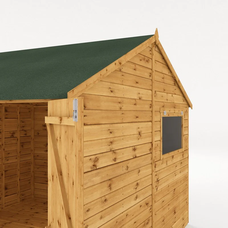 Mercia Premier 9' 9" x 10' Reverse Apex Workshop - Premium Pressure Treated Shiplap - Image 6