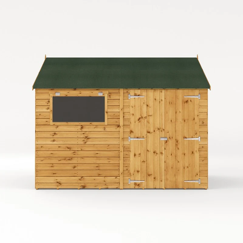 Mercia Premier 9' 9" x 10' Reverse Apex Workshop - Premium Pressure Treated Shiplap - Image 7