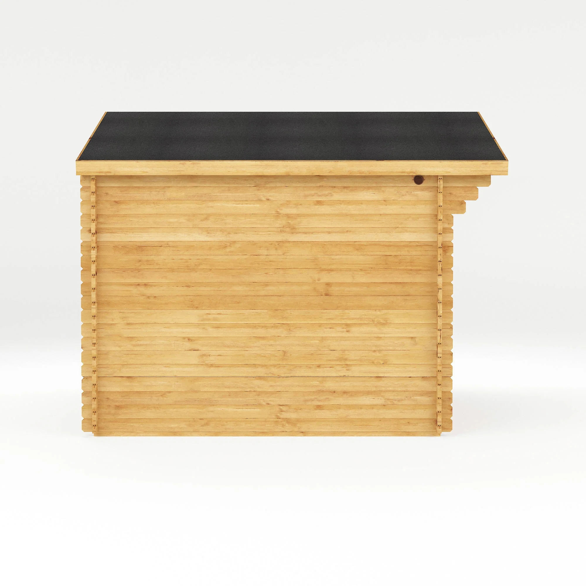 Mercia Retreat 11' 3" x 13' 6" Apex Log Cabin - Premium 44mm Cladding Loglap - Brown UPVC - Image 10