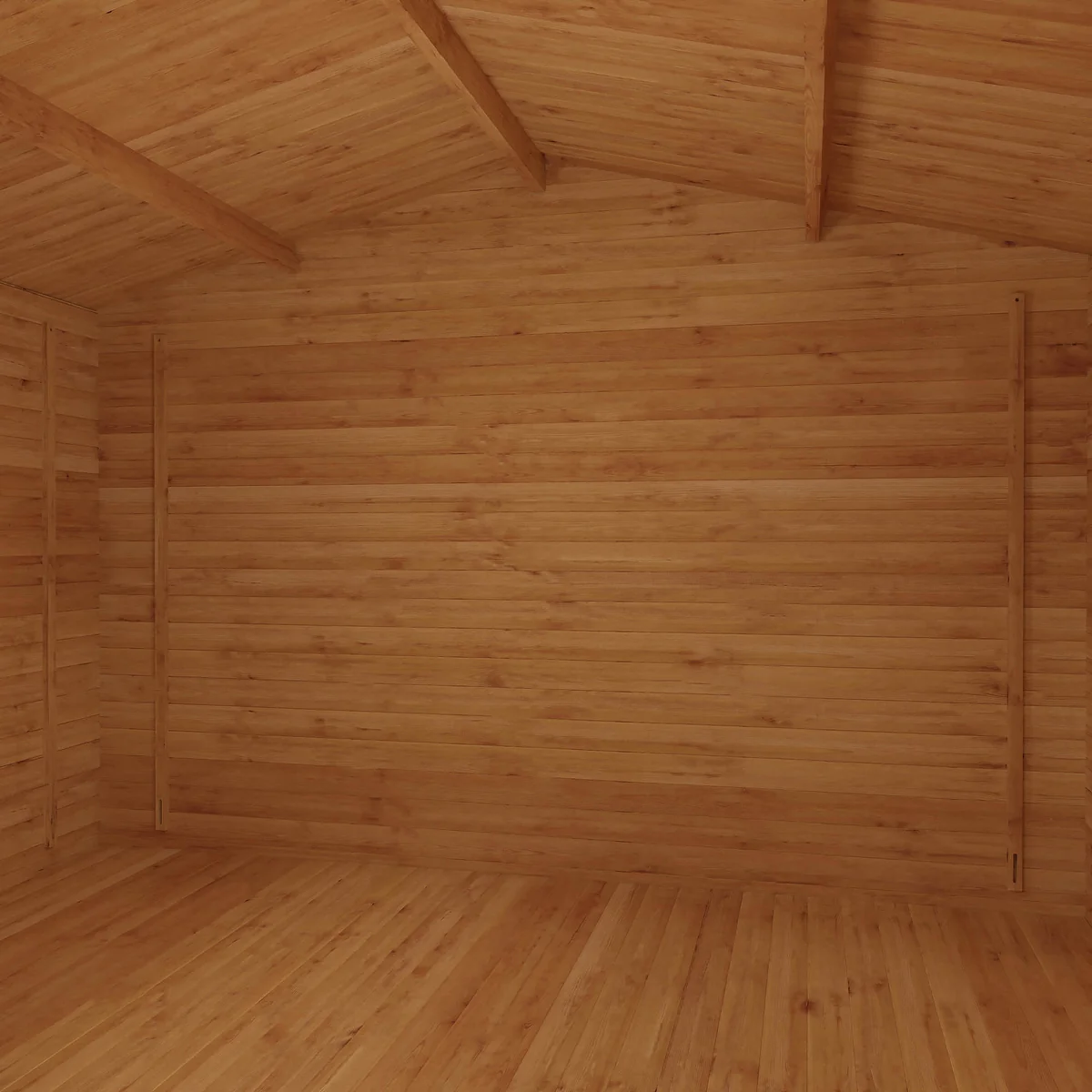 Mercia Retreat 11' 3" x 13' 6" Apex Log Cabin - Premium 44mm Cladding Loglap - Grey UPVC - Image 5