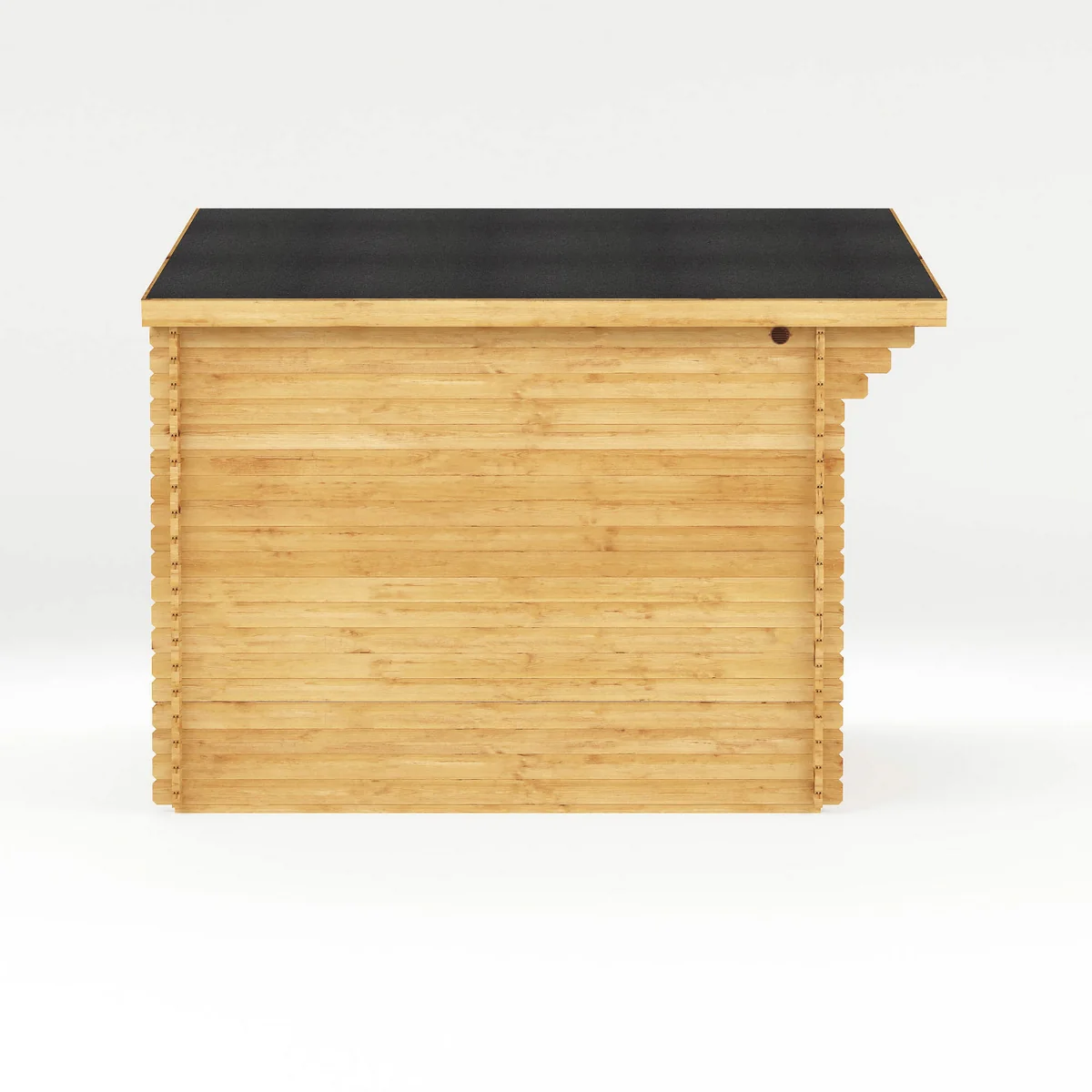 Mercia Retreat 11' 3" x 13' 6" Apex Log Cabin - Premium 44mm Cladding Loglap - Grey UPVC - Image 6