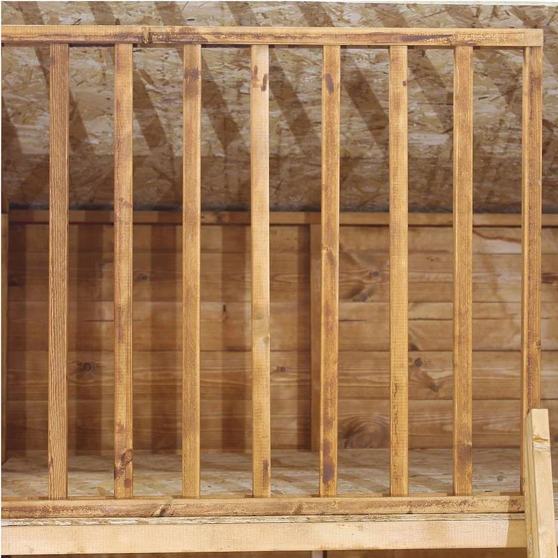 Mercia Snowdrop 7' 6" x 5' 11" Apex Children's Playhouse - Premium Dip Treated Shiplap - Image 7