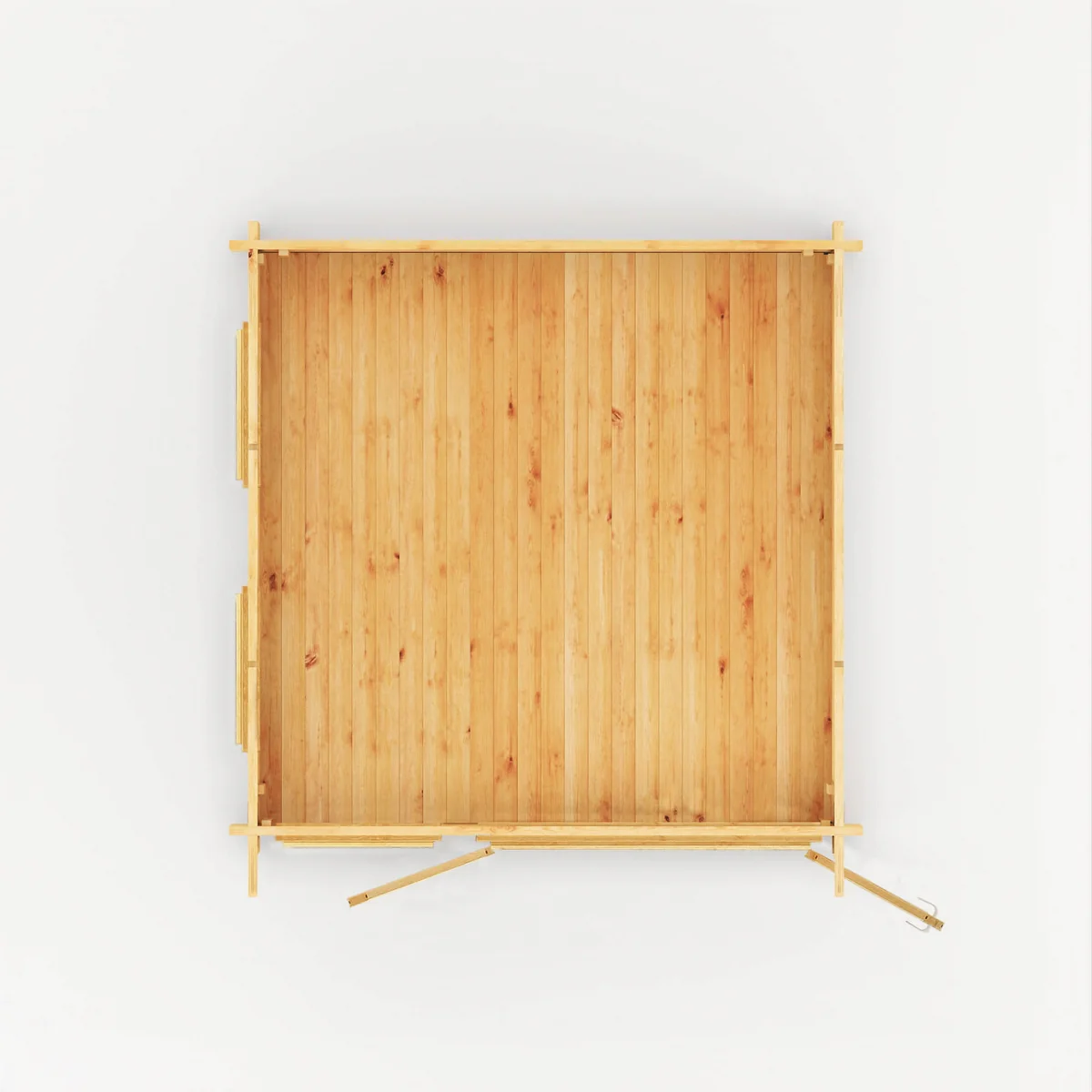 Mercia Studio 10' 11" x 9' 11" Pent Log Cabin - Premium 28mm Cladding Loglap - Image 4