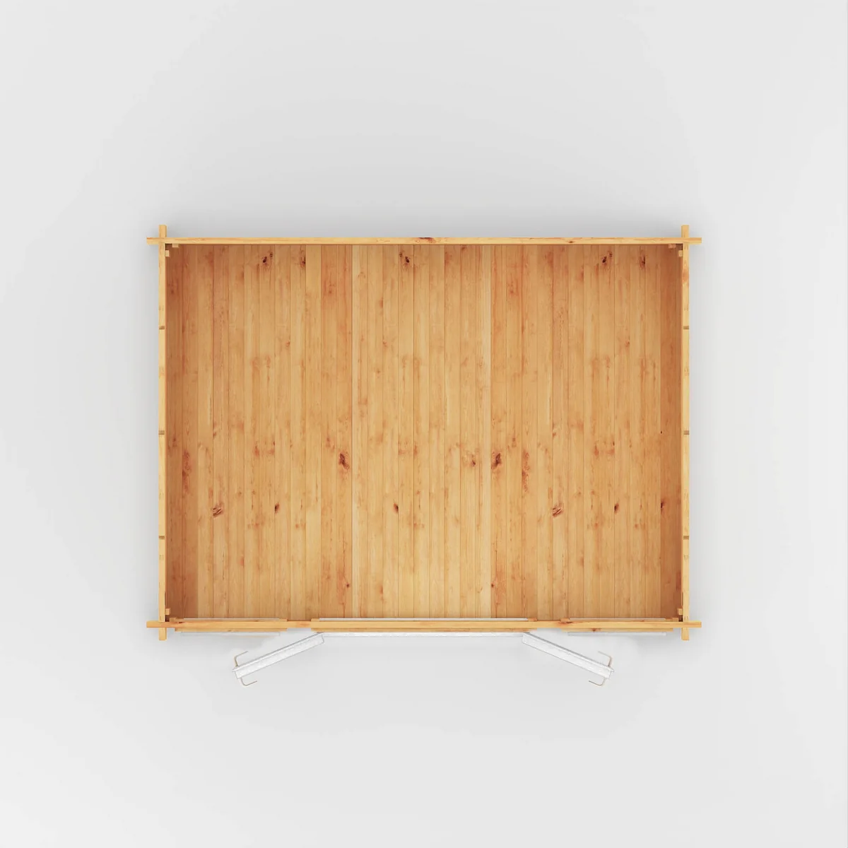Mercia Studio 10' 3" x 13' 2" Apex Log Cabin - Premium 44mm Cladding Loglap - White UPVC - Image 9