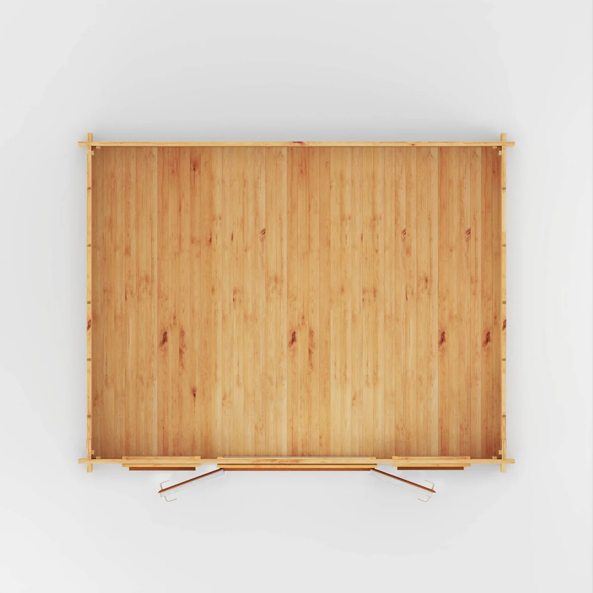 Mercia Studio 11' 11" x 14' 10" Apex Log Cabin - Premium 44mm Cladding Loglap - Brown UPVC - Image 8