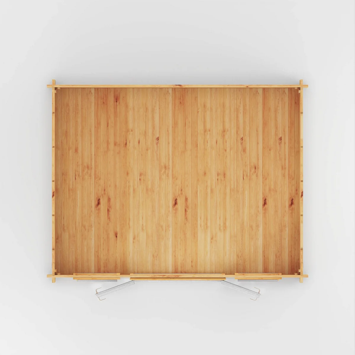 Mercia Studio 11' 11" x 14' 10" Apex Log Cabin - Premium 44mm Cladding Loglap - White UPVC - Image 8