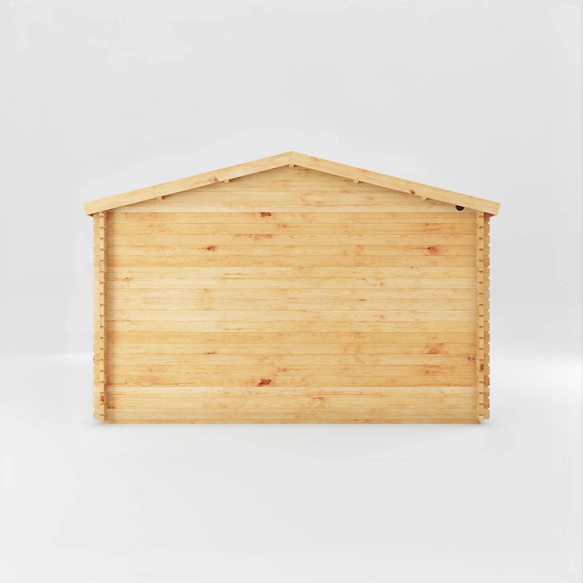 Mercia Studio 13' 7" x 16' 6" Apex Log Cabin - Premium 44mm Cladding Loglap - Grey UPVC - Image 5