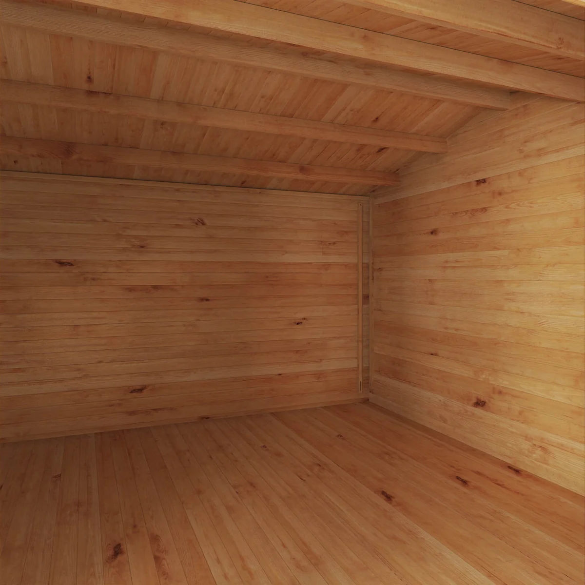 Mercia Studio 13' 7" x 20' 2" Apex Log Cabin - Premium 34mm Cladding Loglap - Image 4