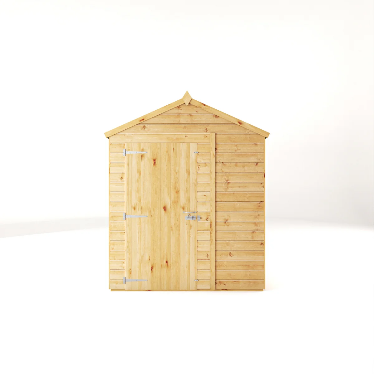 Mercia Woodsman 10' 1" x 6' 2" Apex Shed - Premium Dip Treated Shiplap - Glass Windows - Image 6