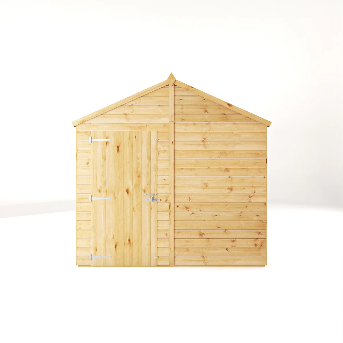 Mercia Woodsman 10' 1" x 8' 2" Apex Shed - Premium Dip Treated Shiplap - Glass Windows - Image 7
