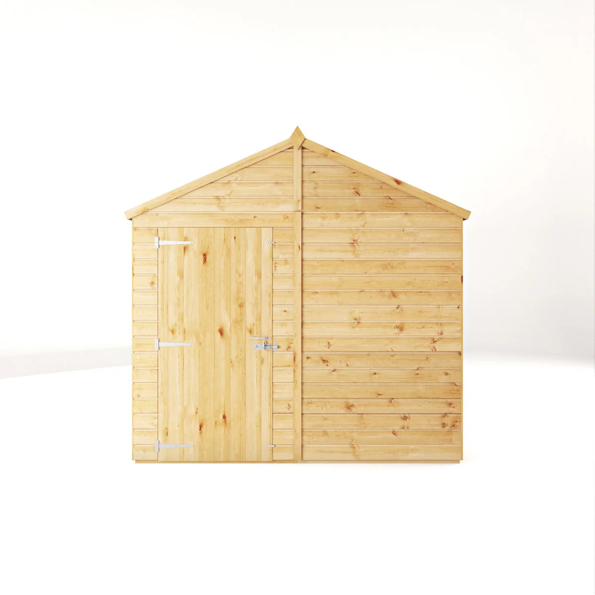 Mercia Woodsman 10' 1" x 8' 2" Apex Shed - Premium Dip Treated Shiplap - Styrene Windows - Image 10