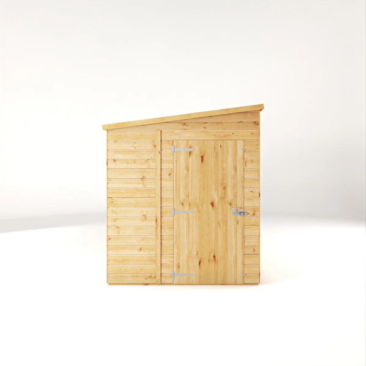 Mercia Woodsman 10' 3" x 6' 2" Pent Shed - Premium Dip Treated Shiplap - Glass Windows - Image 7