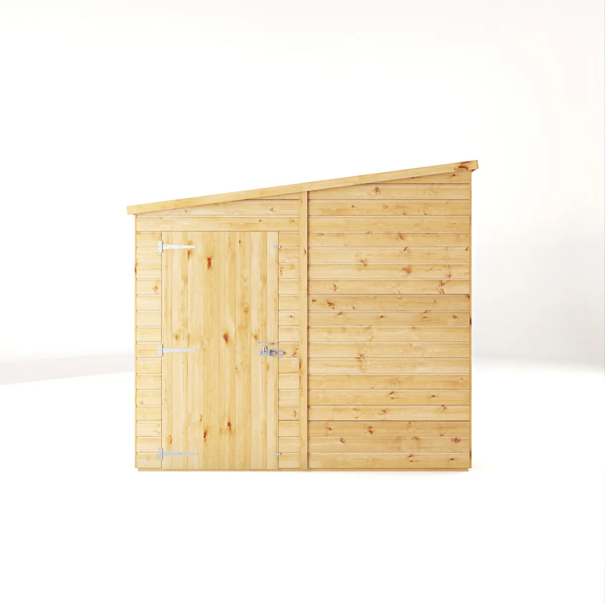 Mercia Woodsman 10' 3" x 8' 1" Pent Shed - Premium Dip Treated Shiplap - Glass Windows - Image 8