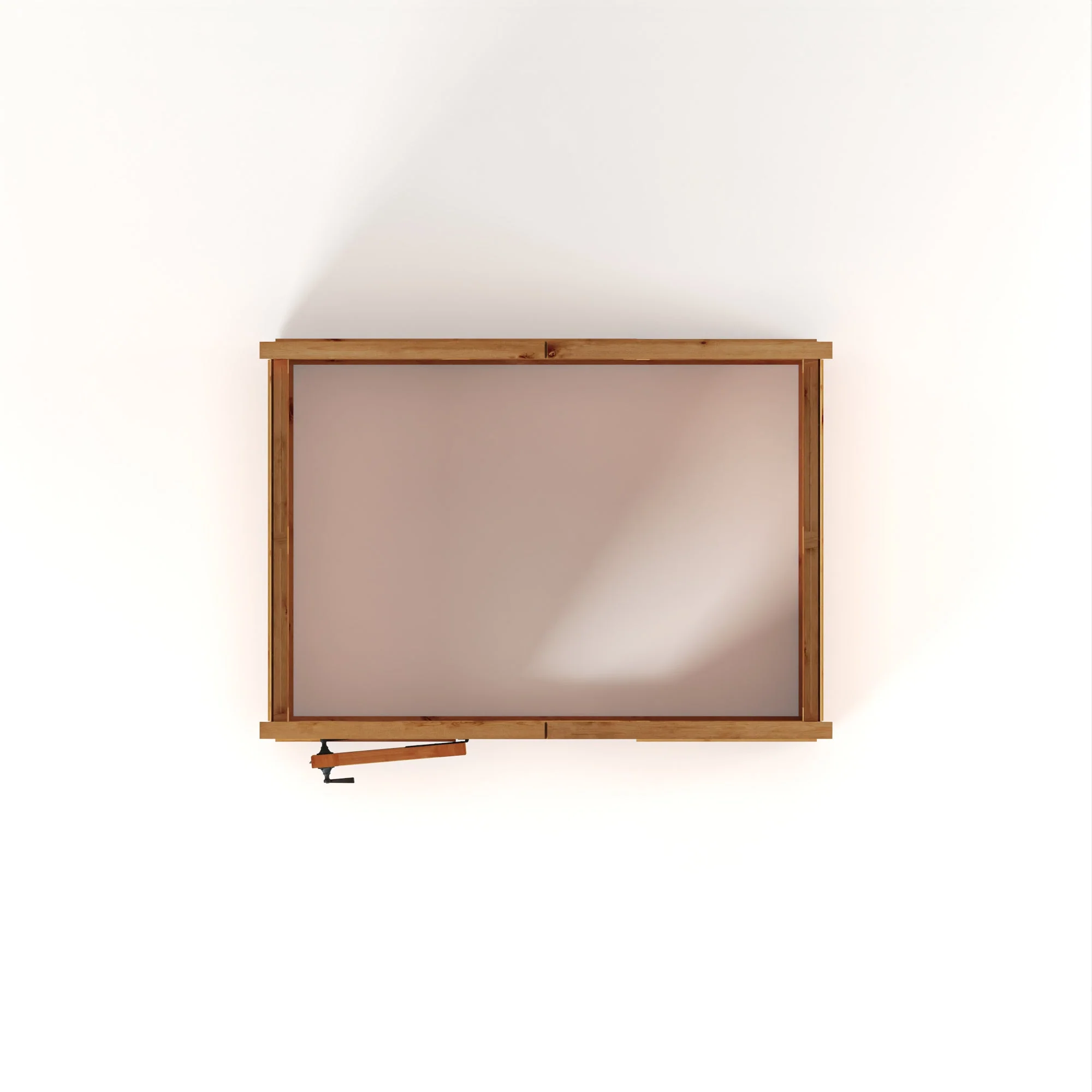 Mercia Woodsman 4' 3" x 6' 1" Apex Greenhouse - Premium Dip Treated Shiplap- Polycarbonate Windows - Image 11