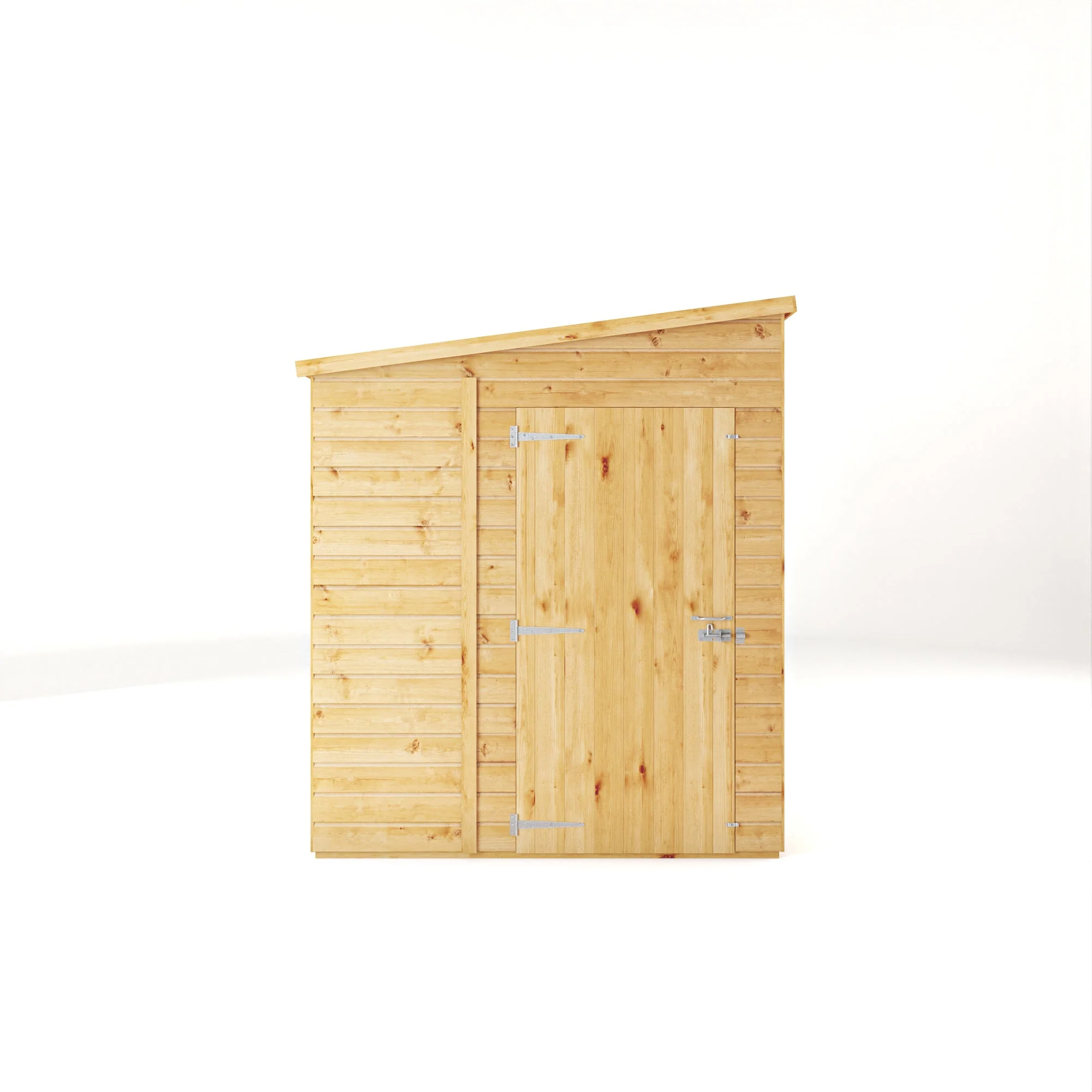 Mercia Woodsman 5' 11" x 5' 10" Pent Shed - Premium Dip Treated Shiplap - Styrene Windows - Image 10