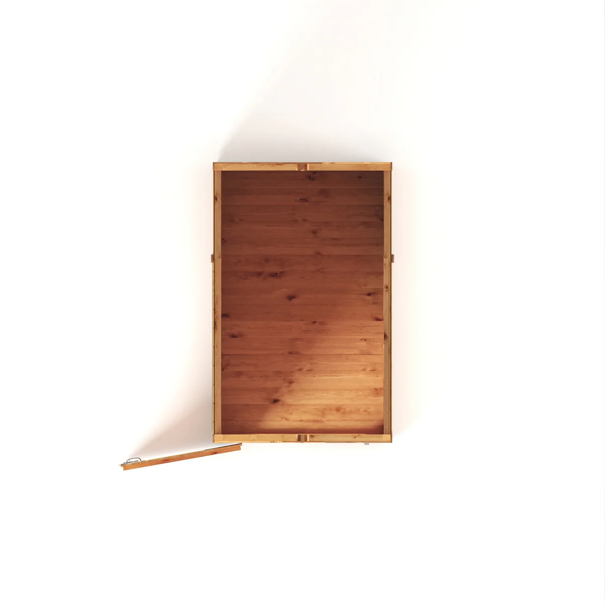 Mercia Woodsman 6' 3" x 4' 3" Apex Shed - Premium Dip Treated Shiplap - Glass Windows - Image 11