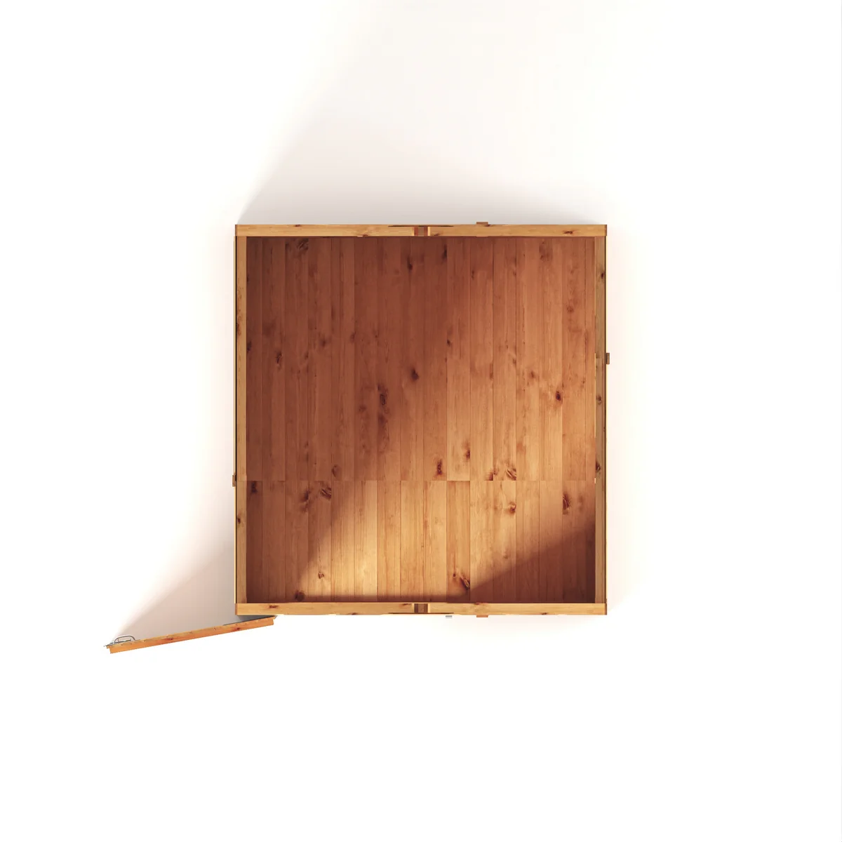 Mercia Woodsman 6' 3" x 6' 2" Apex Shed - Premium Dip Treated Shiplap - Glass Windows - Image 11
