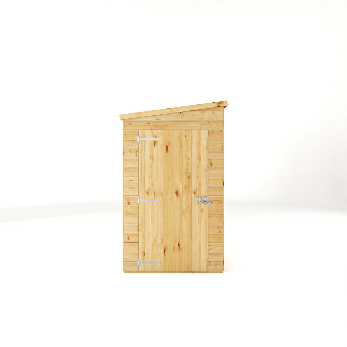 Mercia Woodsman 6' 5" x 4' 2" Pent Shed - Premium Dip Treated Shiplap - Glass Windows - Image 7